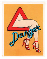 Danger (Trading Card - Sticker) Figurine Super Stickers - 1979 Panini - Mint