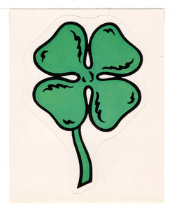 Four Leaf Clover (Trading Card - Sticker) Figurine Super Stickers - 1979 Panini - Mint