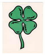 Four Leaf Clover (Trading Card - Sticker) Figurine Super Stickers - 1979 Panini - Mint