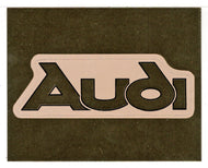 Automobile Manufacturers - Audi - Gold (Trading Card - Sticker) Figurine Super Stickers - 1979 Panini - Mint