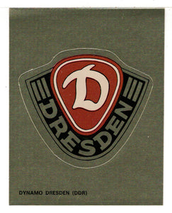 Dynamo Dresden Football Club - Gold (Trading Card - Sticker) Figurine Super Stickers - 1979 Panini - Mint