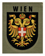 Germany Coat of Arms - Gold (Trading Card - Sticker) Figurine Super Stickers - 1979 Panini - Mint