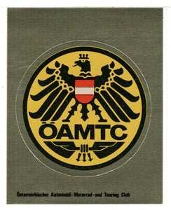 OAMTC Automobile and Touring Club - Gold (Trading Card - Sticker) Figurine Super Stickers - 1979 Panini - Mint