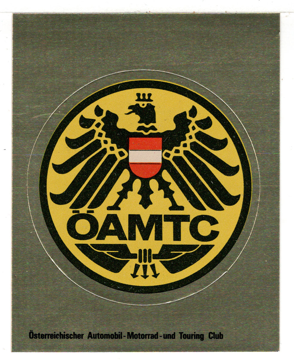 OAMTC Automobile and Touring Club - Gold (Trading Card - Sticker) Figurine Super Stickers - 1979 Panini - Mint