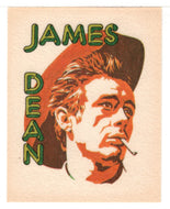 Celebrities - James Dean (Trading Card - Sticker) Figurine Super Stickers - 1979 Panini - Mint