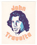 Celebrities - John Travoila (Trading Card - Sticker) Figurine Super Stickers - 1979 Panini - Mint