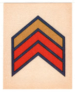 Sergeant Stripes in Colour (Trading Card - Sticker) Figurine Super Stickers - 1979 Panini - Mint