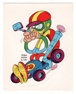 Scooter Ride (Trading Card - Sticker) Figurine Super Stickers - 1979 Panini - Mint