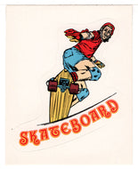 Skateboard (Trading Card - Sticker) Figurine Super Stickers - 1979 Panini - Mint