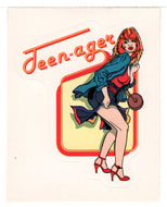 Teen-Ager (Trading Card - Sticker) Figurine Super Stickers - 1979 Panini - Mint