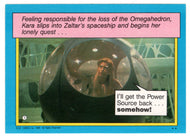 Feeling Responsible for the Loss... (Trading Card) - Supergirl - 1984 Topps # 5 - Mint