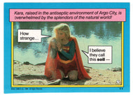 Kara,Rraised in the Aniseptic Environment... (Trading Card) - Supergirl - 1984 Topps # 7 - Mint