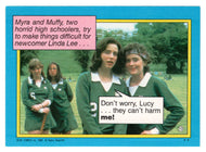Myra and Muffy... (Trading Card) - Supergirl - 1984 Topps # 10 - Mint