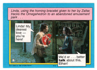 Linda, Using the Homing Bracelet... (Trading Card) - Supergirl - 1984 Topps # 17 - Mint