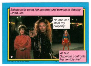 Selena Calls Upon her Supernatural Strength... (Trading Card) - Supergirl - 1984 Topps # 18 - Mint