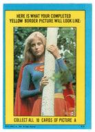 Puzzle - Completed Yellow Border (Trading Card) - Supergirl - 1984 Topps # 44 - Mint