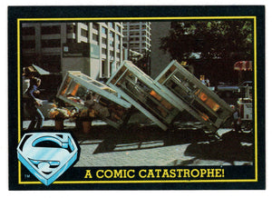 A Comic Catastrophe! (Trading Card) - Superman III - 1983 Topps # 2 - Mint