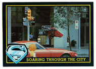 Soaring Through The City! (Trading Card) - Superman III - 1983 Topps # 4 - Mint