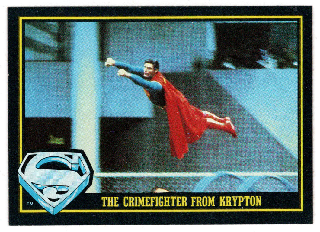 The Crime-Fighter from Krypton (Trading Card) - Superman III - 1983 Topps # 5 - Mint