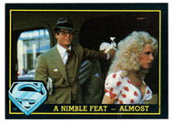 A Nimble Feat - Almost (Trading Card) - Superman III - 1983 Topps # 8 - Mint