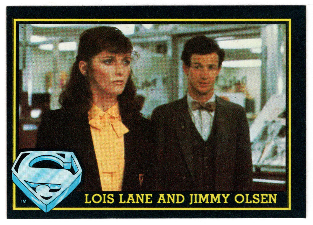 Lois Lane and Jimmy Olson (Trading Card) - Superman III - 1983 Topps # 12 - Mint
