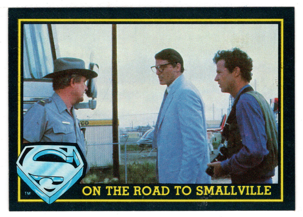 On The Road to Smallville (Trading Card) - Superman III - 1983 Topps # 15 - Mint