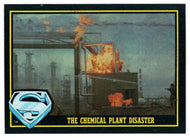The Chemical Plant Disaster (Trading Card) - Superman III - 1983 Topps # 16 - Mint