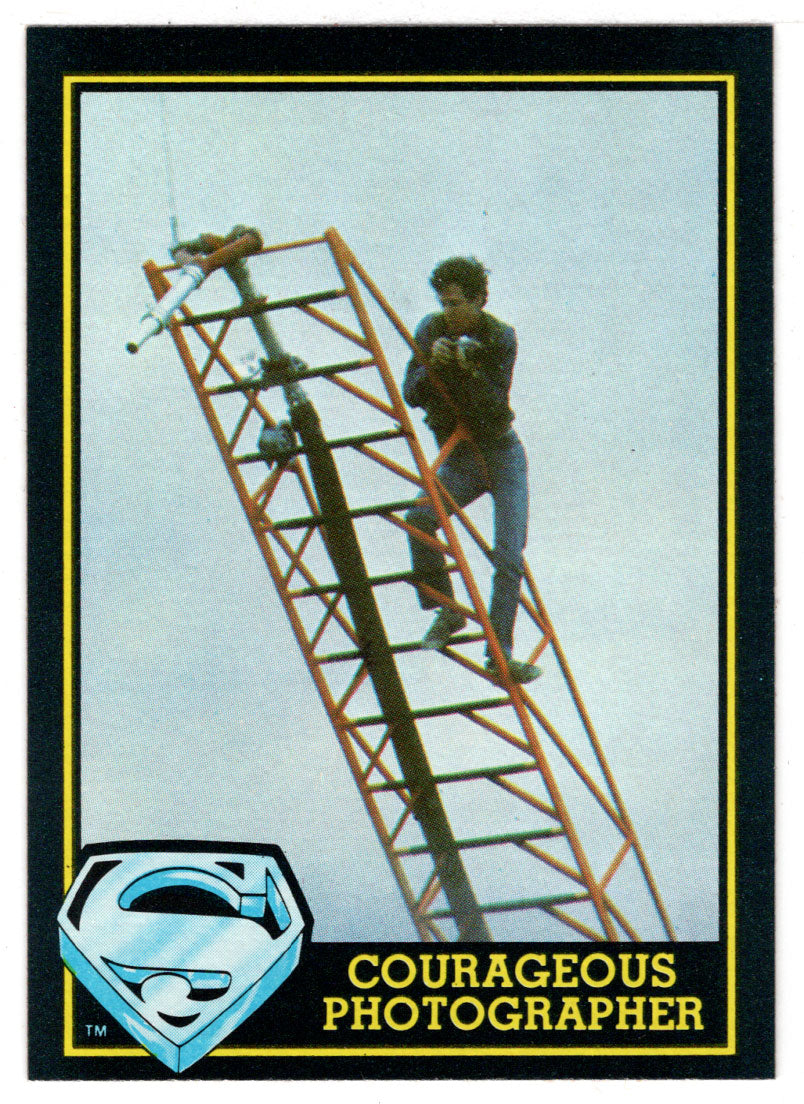 Courageous Photographer (Trading Card) - Superman III - 1983 Topps # 18 - Mint