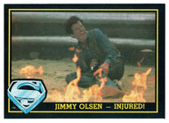 Jimmy Olsen-Injured! (Trading Card) - Superman III - 1983 Topps # 21 - Mint