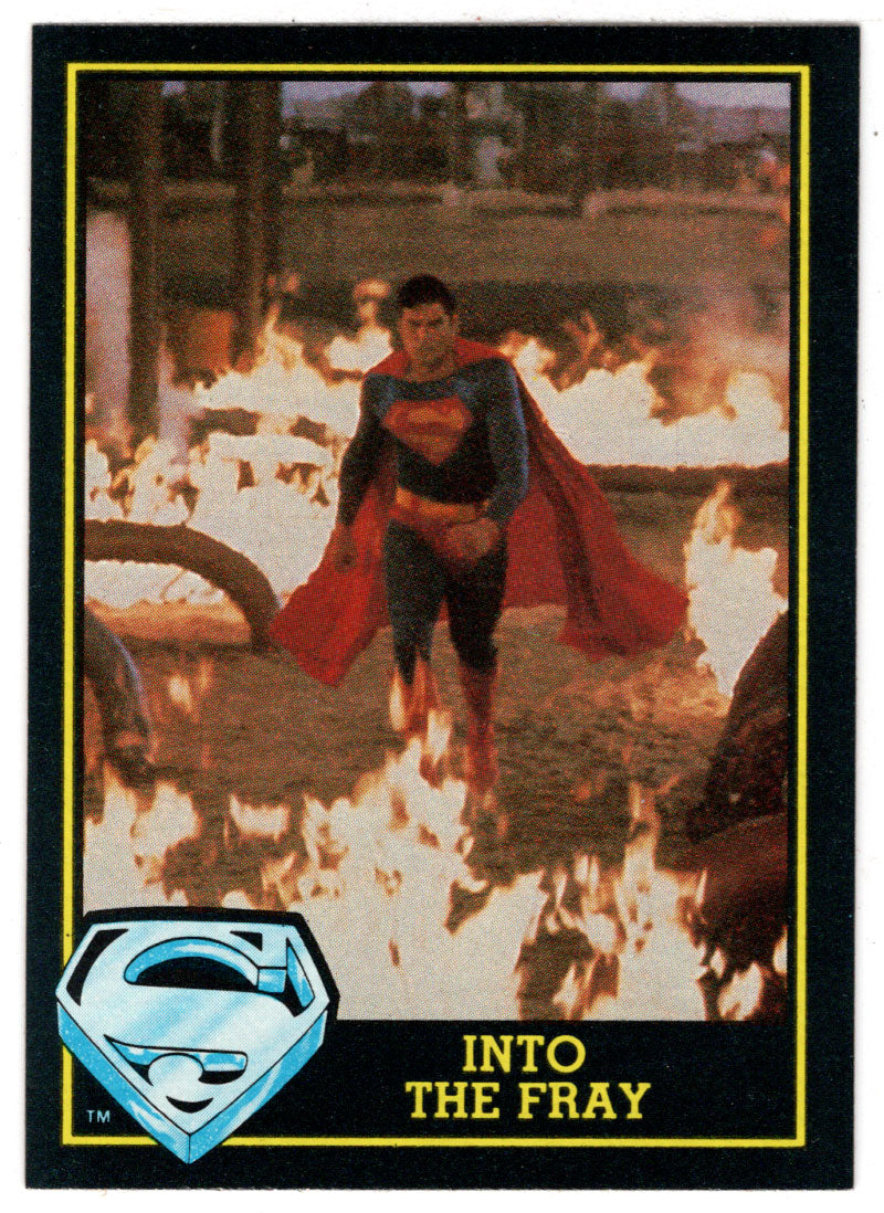 Into The Fray (Trading Card) - Superman III - 1983 Topps # 22 - Mint