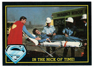 In The Nick of Time! (Trading Card) - Superman III - 1983 Topps # 24 - Mint
