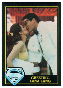 Greeting Lana Lang (Trading Card) - Superman III - 1983 Topps # 29 - Mint