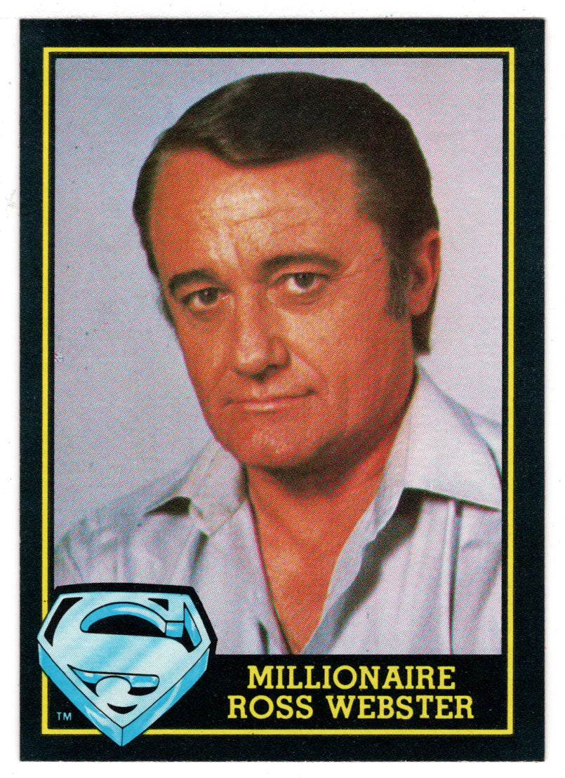 Millionaire Ross Webster (Trading Card) - Superman III - 1983 Topps # 31 - Mint