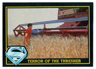 Terror of The Thresher (Trading Card) - Superman III - 1983 Topps # 36 - Mint