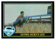Saving Ricky's Life (Trading Card) - Superman III - 1983 Topps # 37 - Mint
