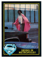 Skiing in Metropolis? (Trading Card) - Superman III - 1983 Topps # 46 - Mint