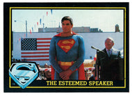 The Esteemed Speaker (Trading Card) - Superman III - 1983 Topps # 48 - Mint