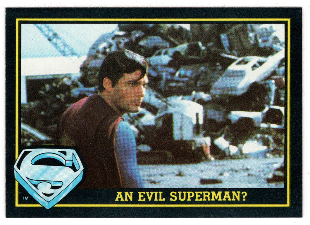 An Evil Superman? (Trading Card) - Superman III - 1983 Topps # 59 - Mint