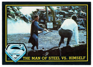 The Man of Steel vs. Himself (Trading Card) - Superman III - 1983 Topps # 61 - Mint