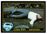 Clark Kent-Defeated? (Trading Card) - Superman III - 1983 Topps # 63 - Mint