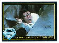 Clark Kent's Fight for Life! (Trading Card) - Superman III - 1983 Topps # 65 - Mint