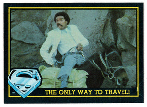 The Only Way to Travel! (Trading Card) - Superman III - 1983 Topps # 72 - Mint