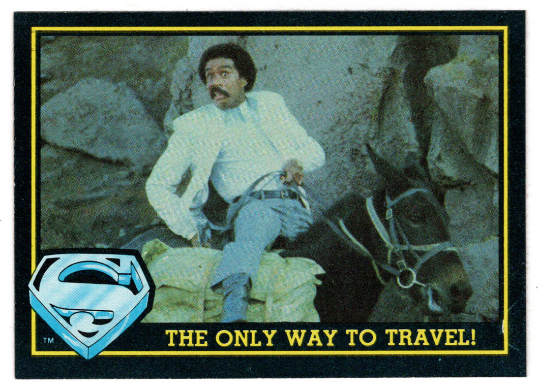 The Only Way to Travel! (Trading Card) - Superman III - 1983 Topps # 72 - Mint