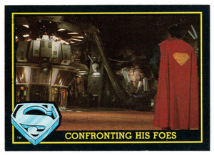 Confronting His Foes (Trading Card) - Superman III - 1983 Topps # 74 - Mint