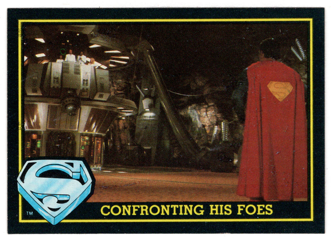 Confronting His Foes (Trading Card) - Superman III - 1983 Topps # 74 - Mint