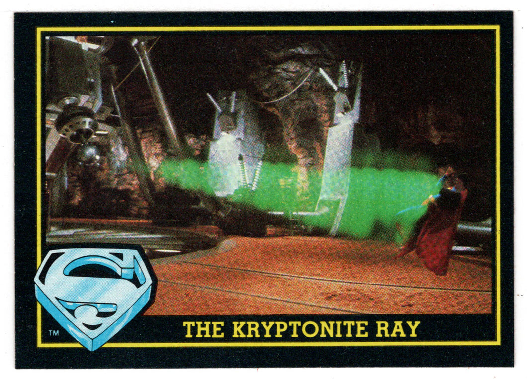 The Kryptonite Ray (Trading Card) - Superman III - 1983 Topps # 79 - Mint