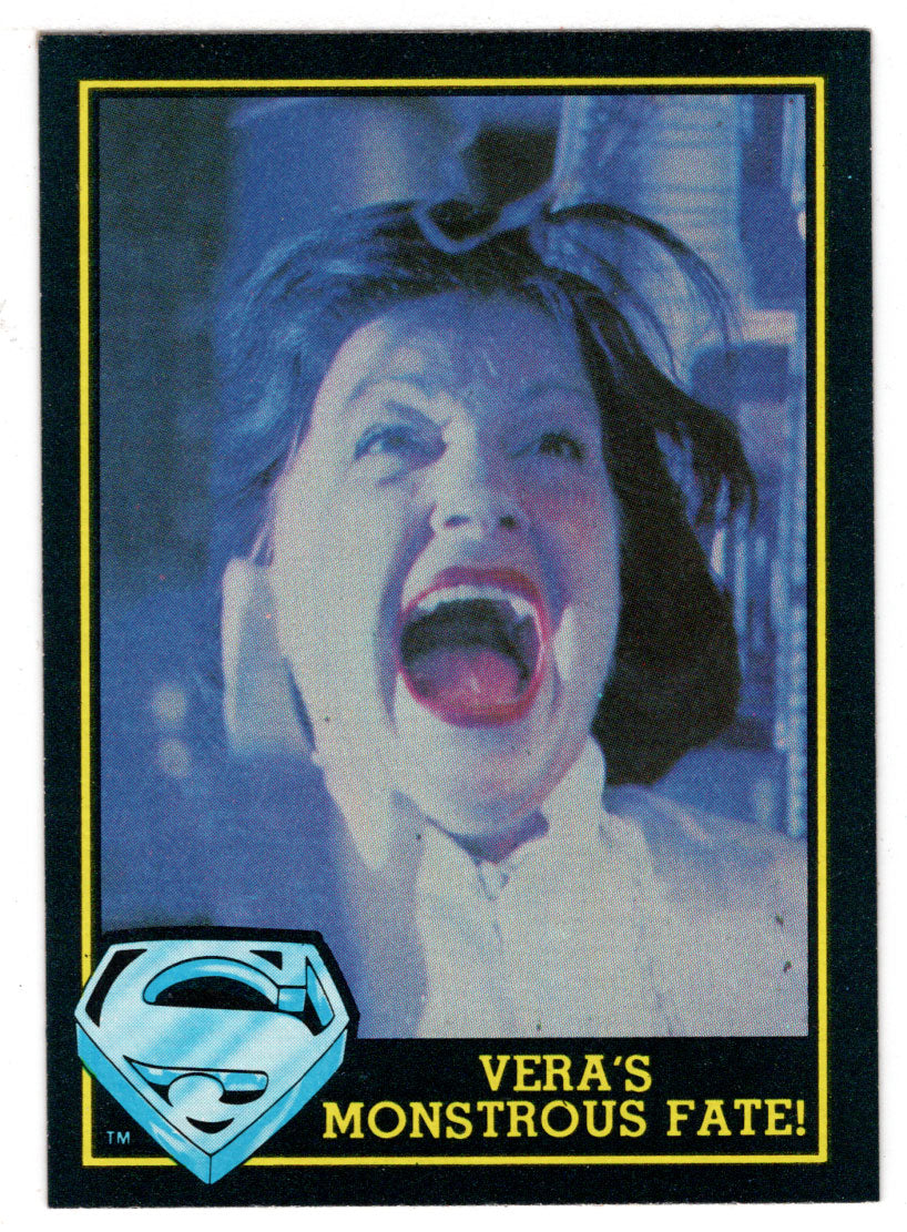 Vera's Monstrous Fate! (Trading Card) - Superman III - 1983 Topps # 83 - Mint