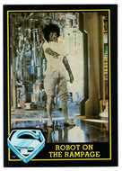 Robot on The Rampage (Trading Card) - Superman III - 1983 Topps # 86 - Mint