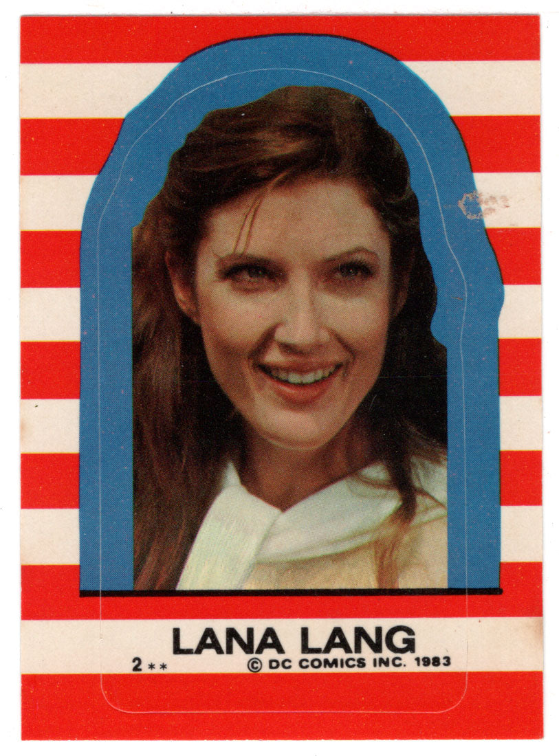 Lana Lang - Stickers (Trading Card) - Superman III - 1983 Topps # 2 - Mint