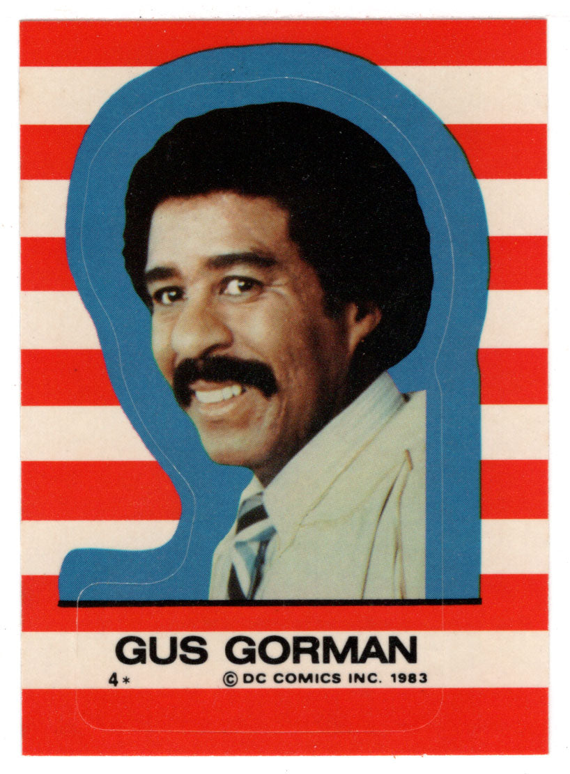 Gus Gorman - Stickers (Trading Card) - Superman III - 1983 Topps # 4 - Mint